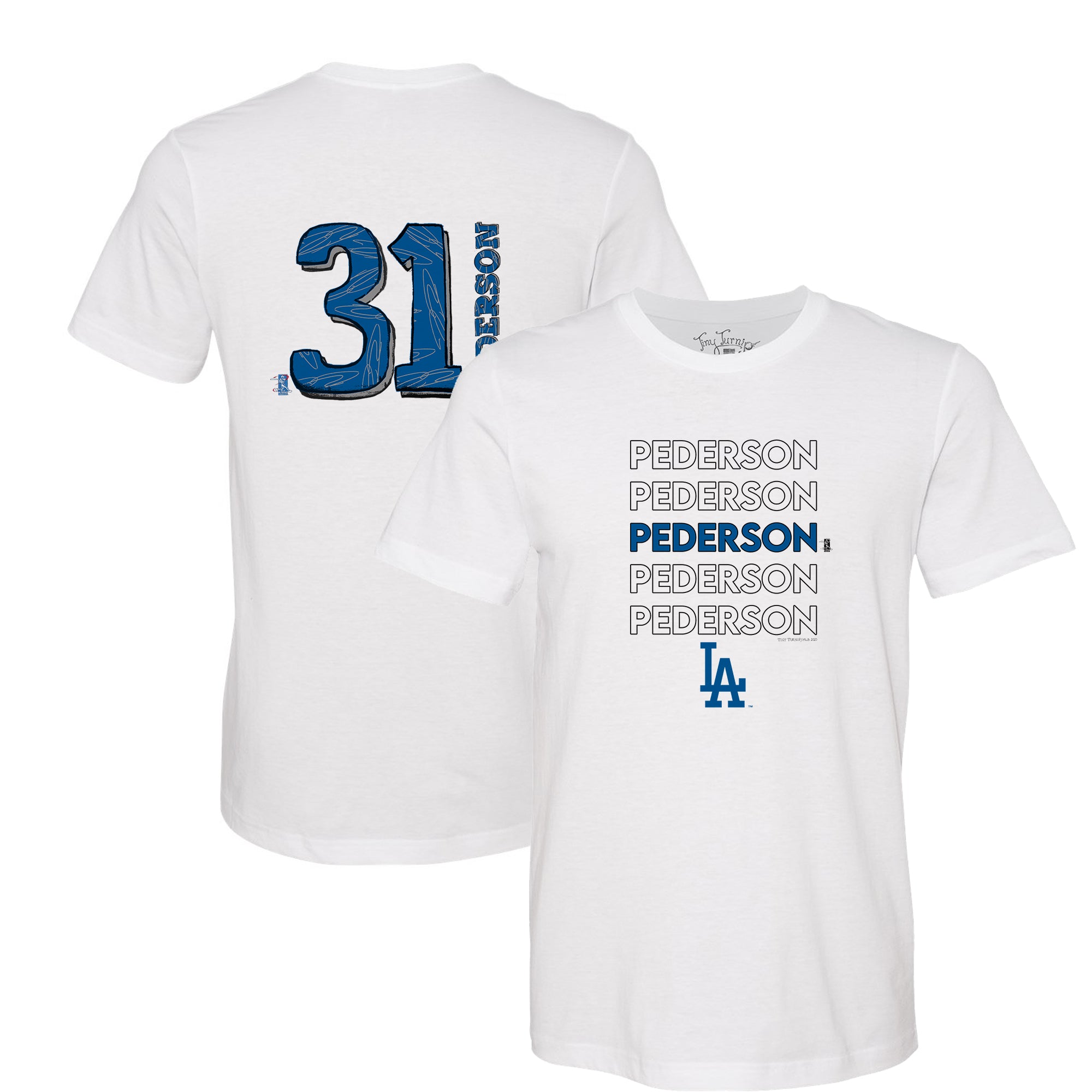 Joc Pederson Name & Number T-Shirt - Black - Tshirtsedge