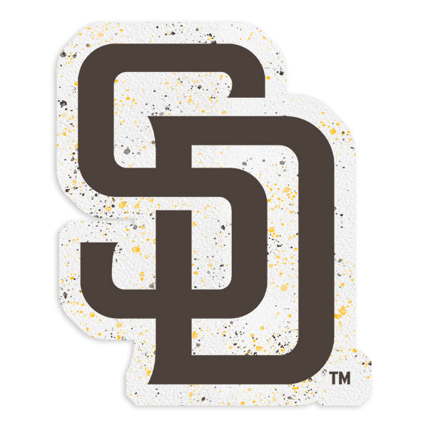 San Diego Padres Tiny Turnip Women's Sugar Skull T-Shirt - Gold