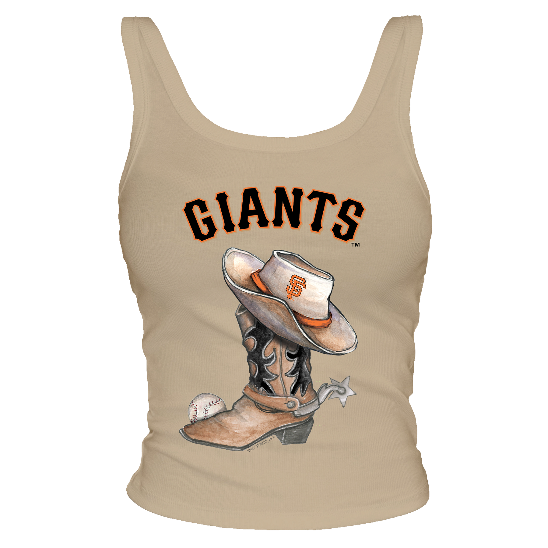 San Francisco Giants Cowboy Boot Ribbed Tank