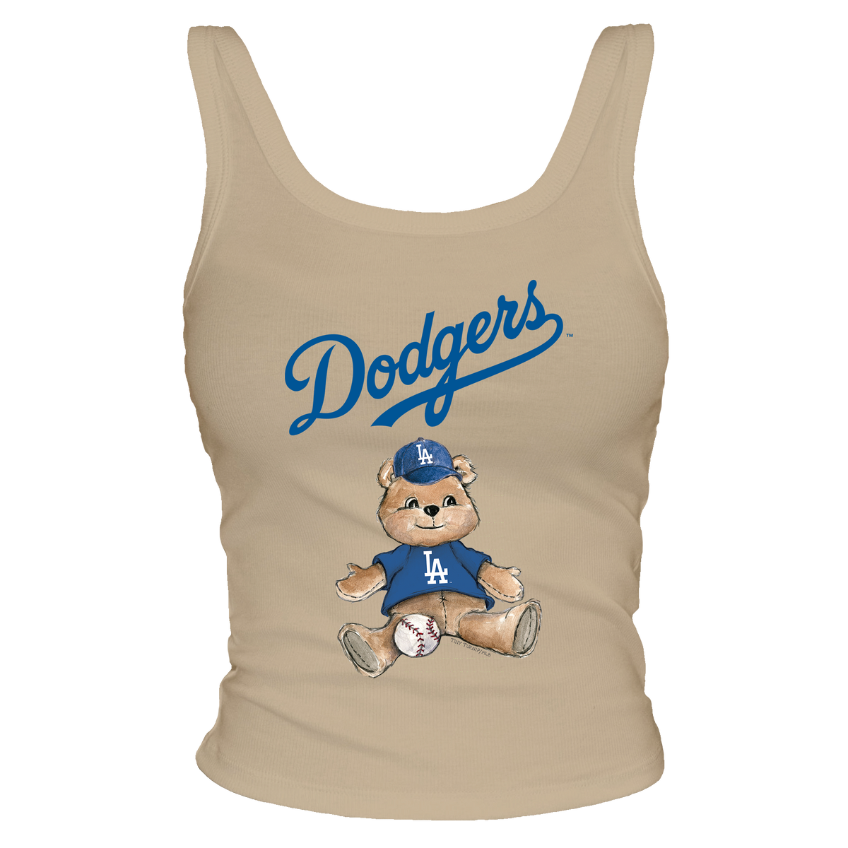 Los Angeles Dodgers Teddy Ribbed Tank