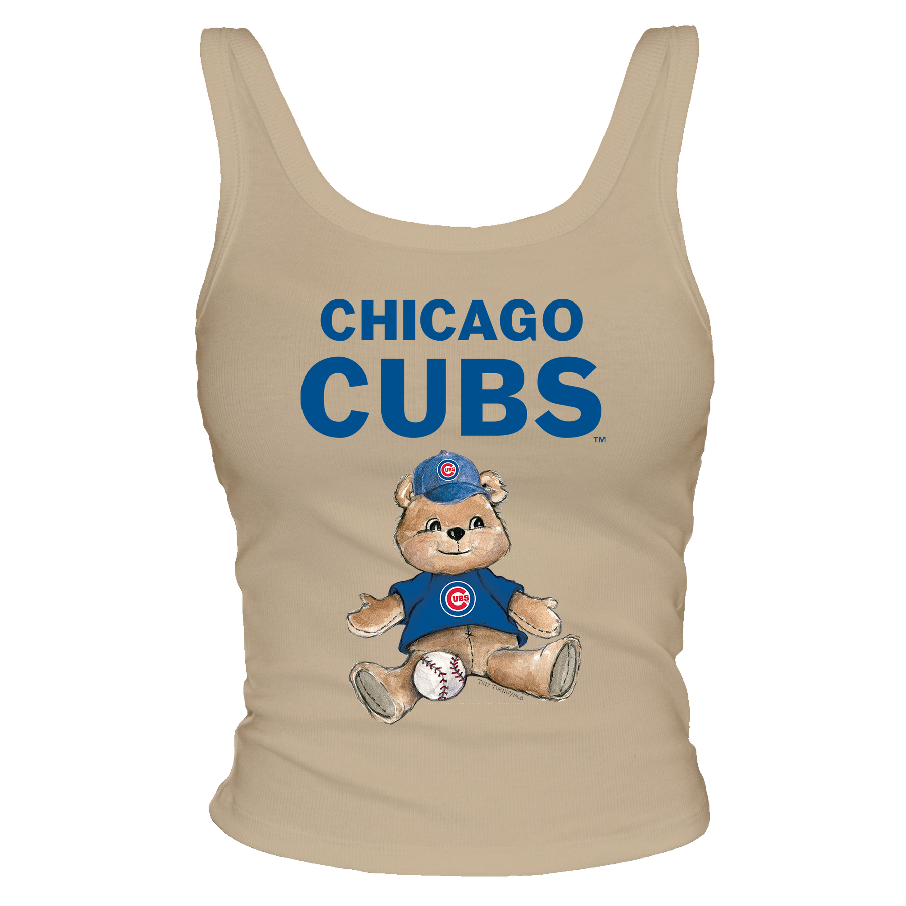 Chicago Cubs Teddy Ribbed Tank