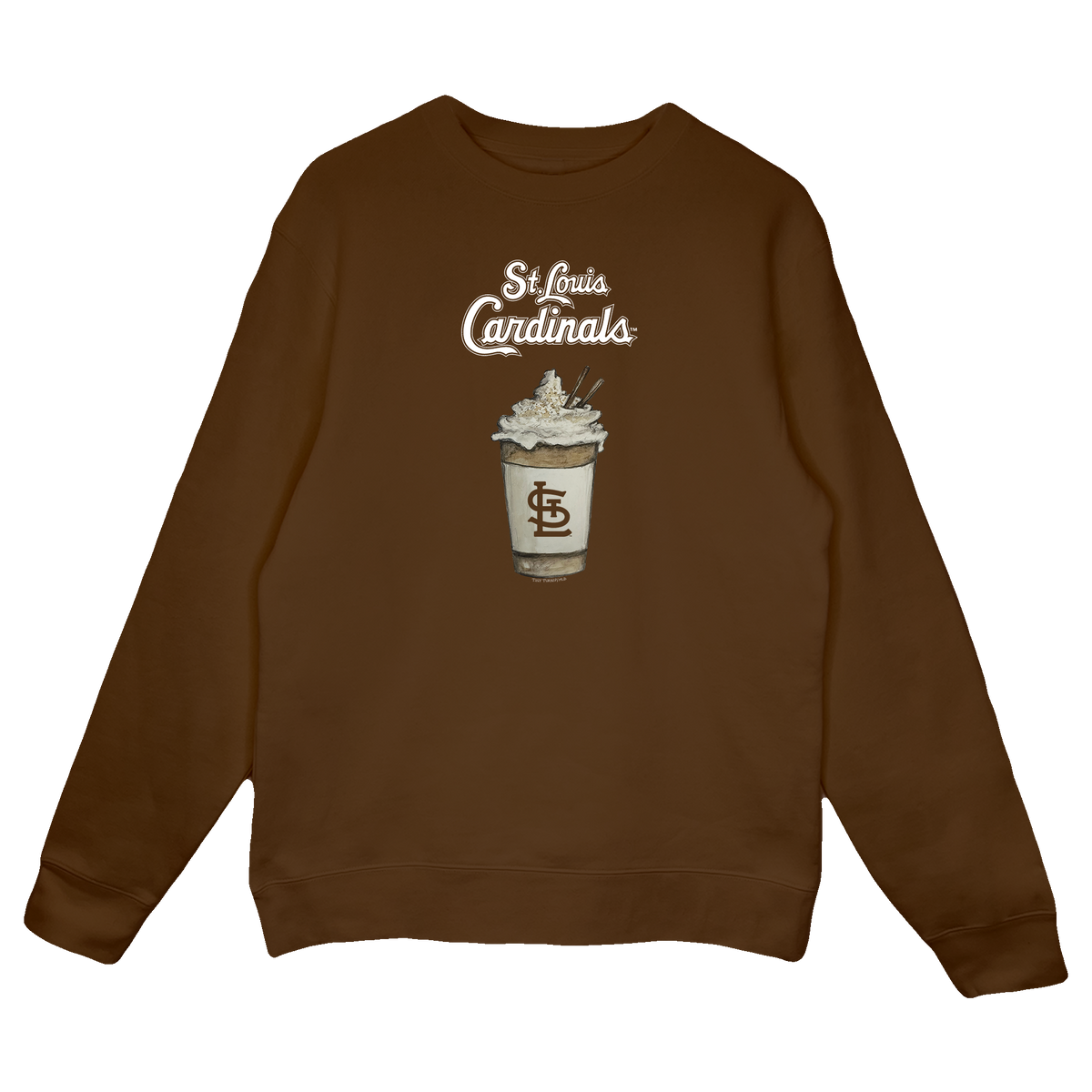 St. Louis Cardinals Latte Crewneck Sweatshirt