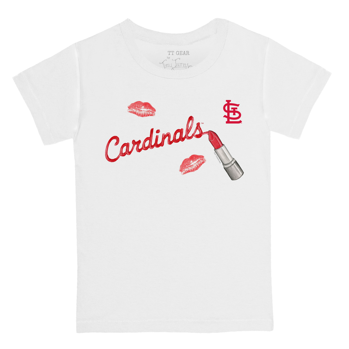 St. Louis Cardinals Lipstick Kid's Tee Shirt - Tiny Turnip