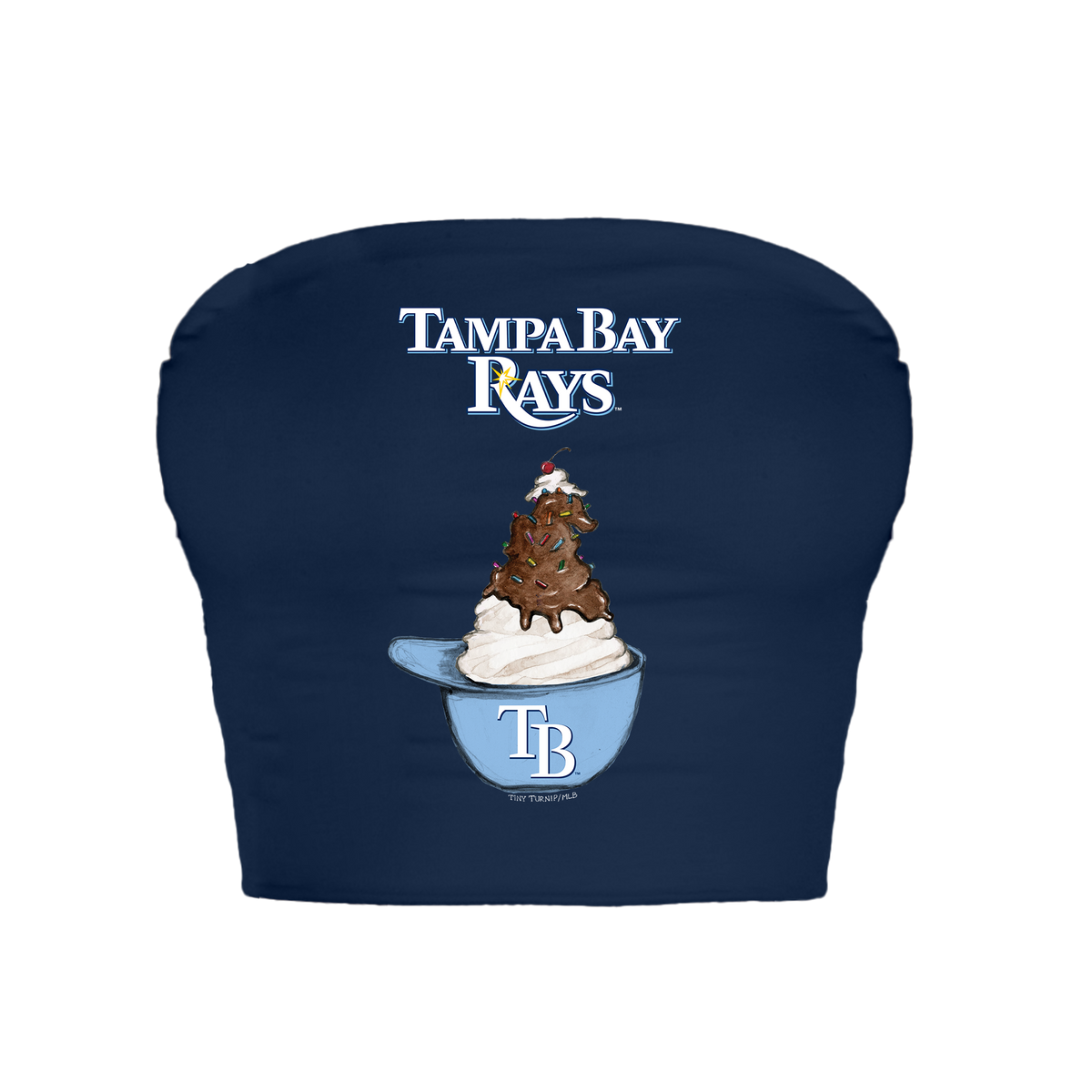 Tampa Bay Rays Sundae Helmet Crop Tube Top