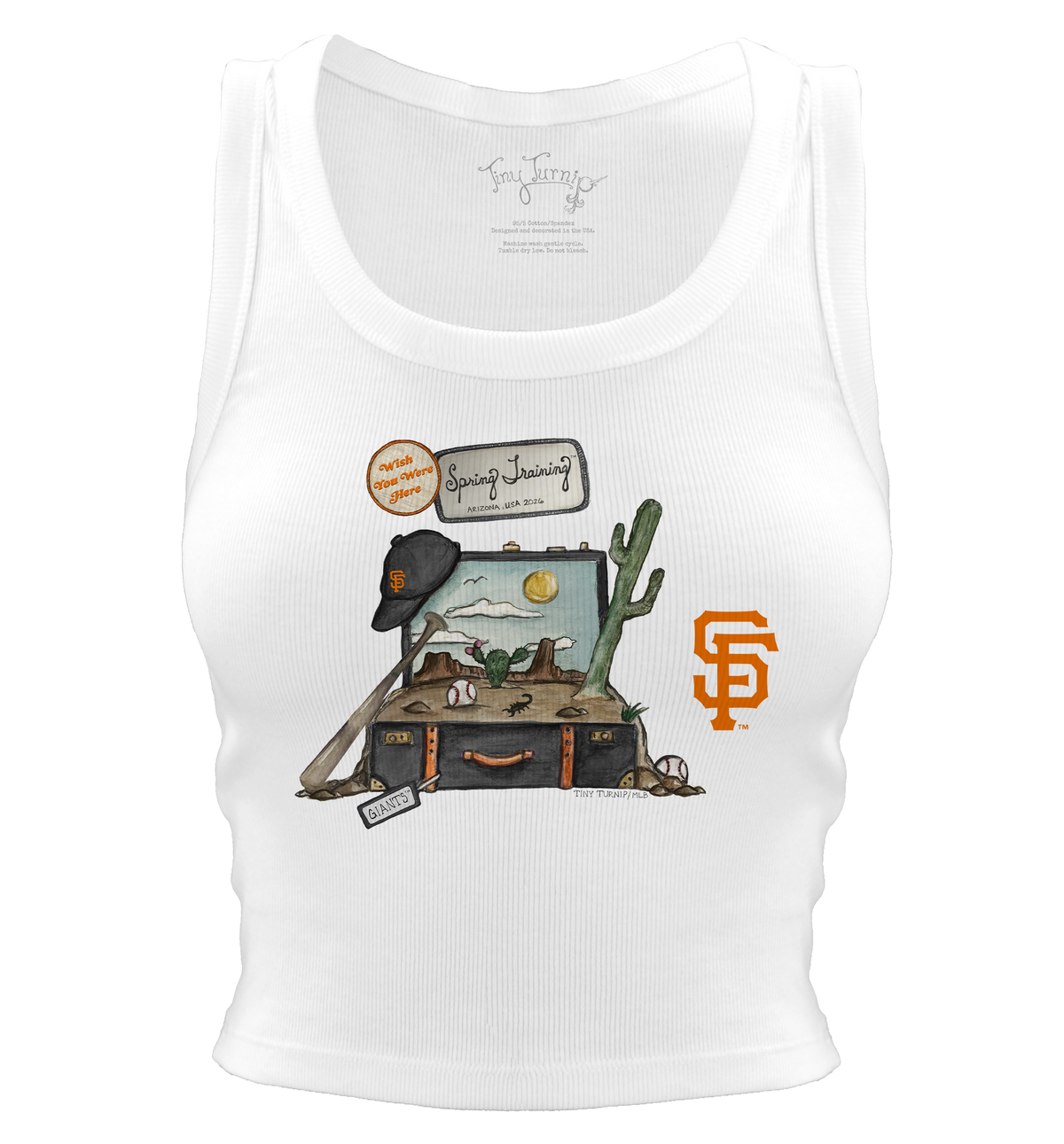 San Francisco Giants Spring Training 2026 Crop Tank - Tiny Turnip