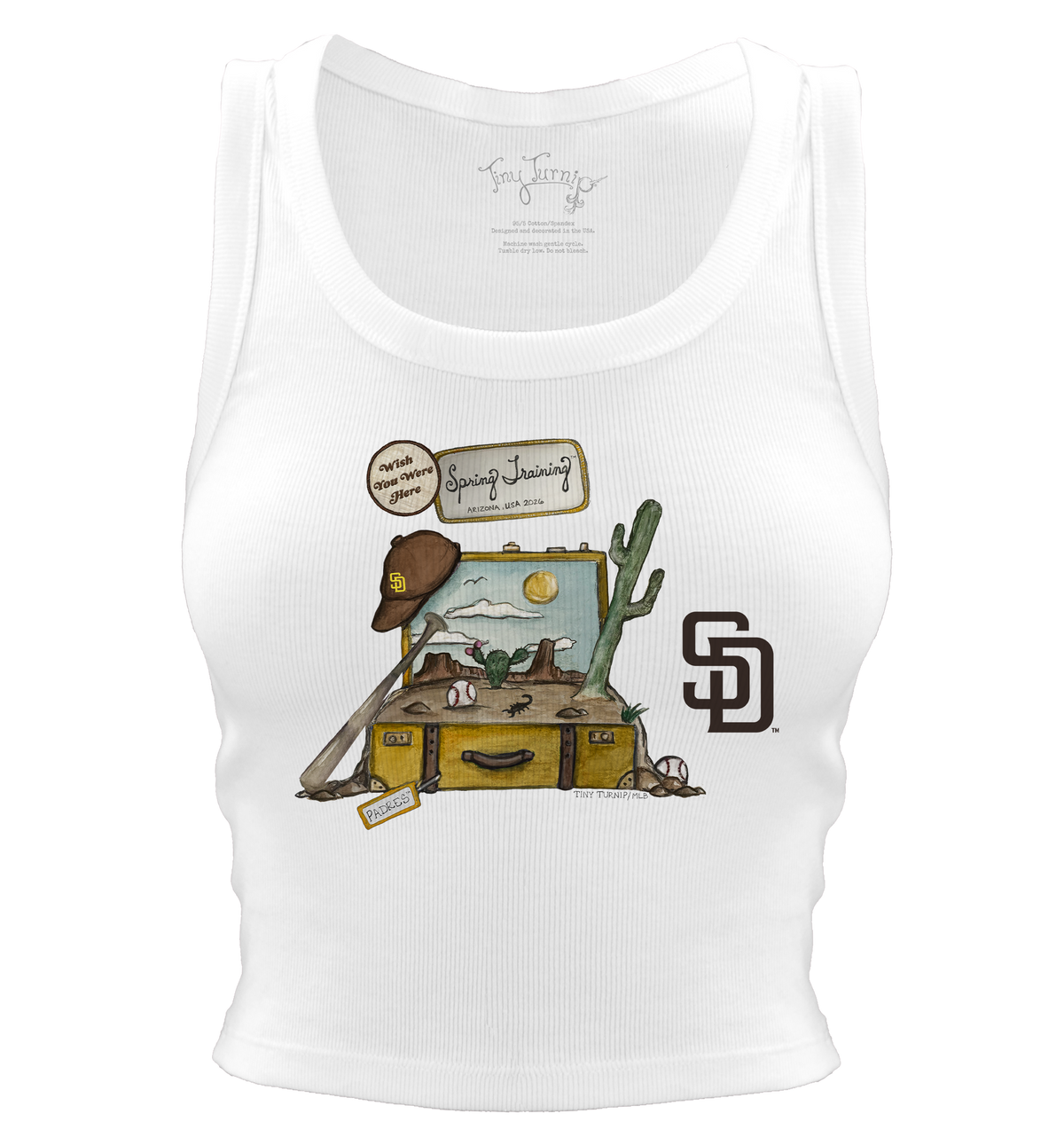 San Diego Padres Spring Training 2026 Crop Tank