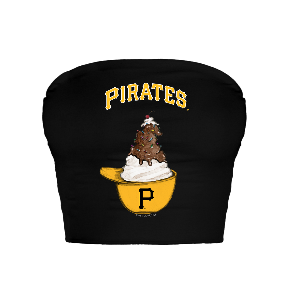 Pittsburgh Pirates Sundae Helmet Crop Tube Top
