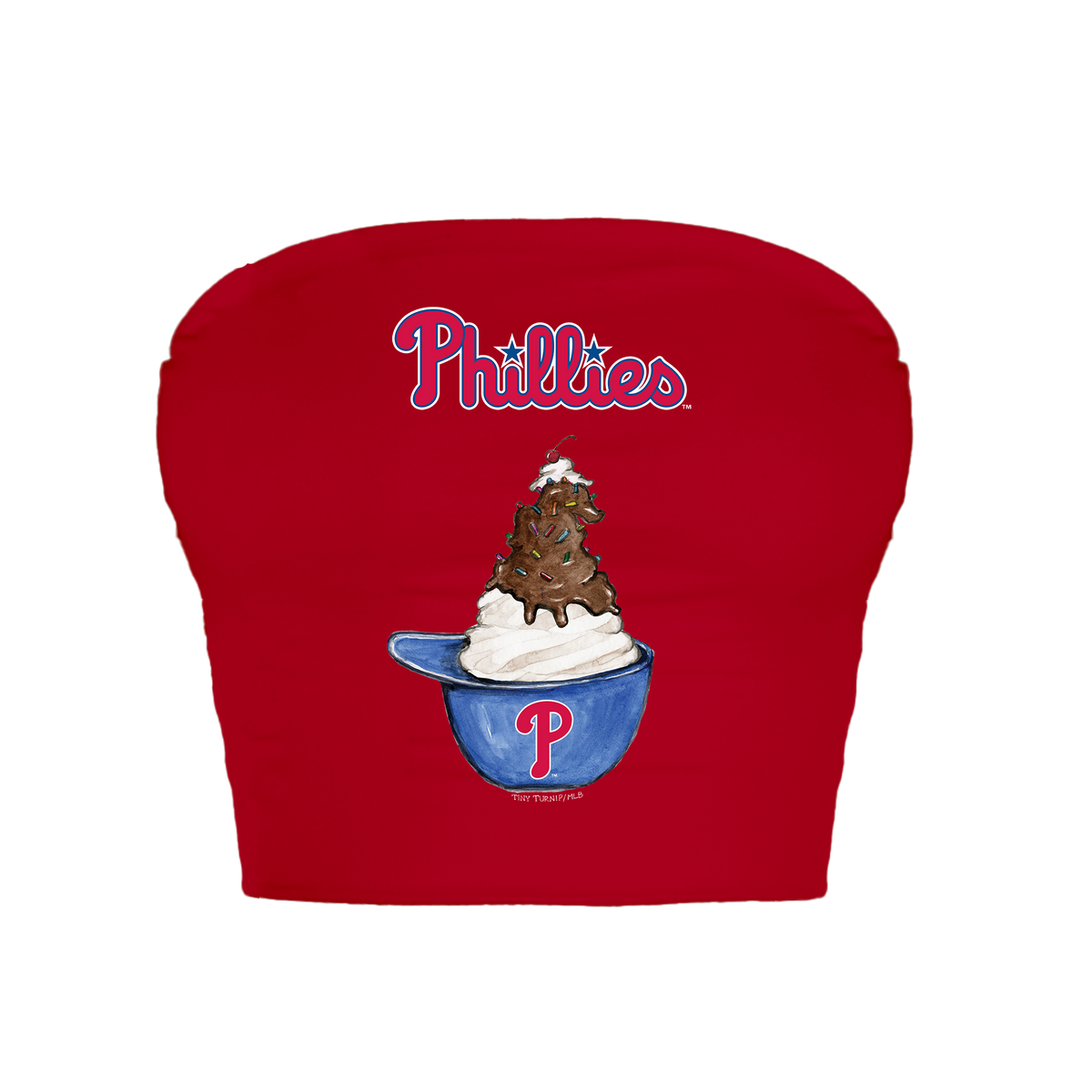 Philadelphia Phillies Sundae Helmet Crop Tube Top