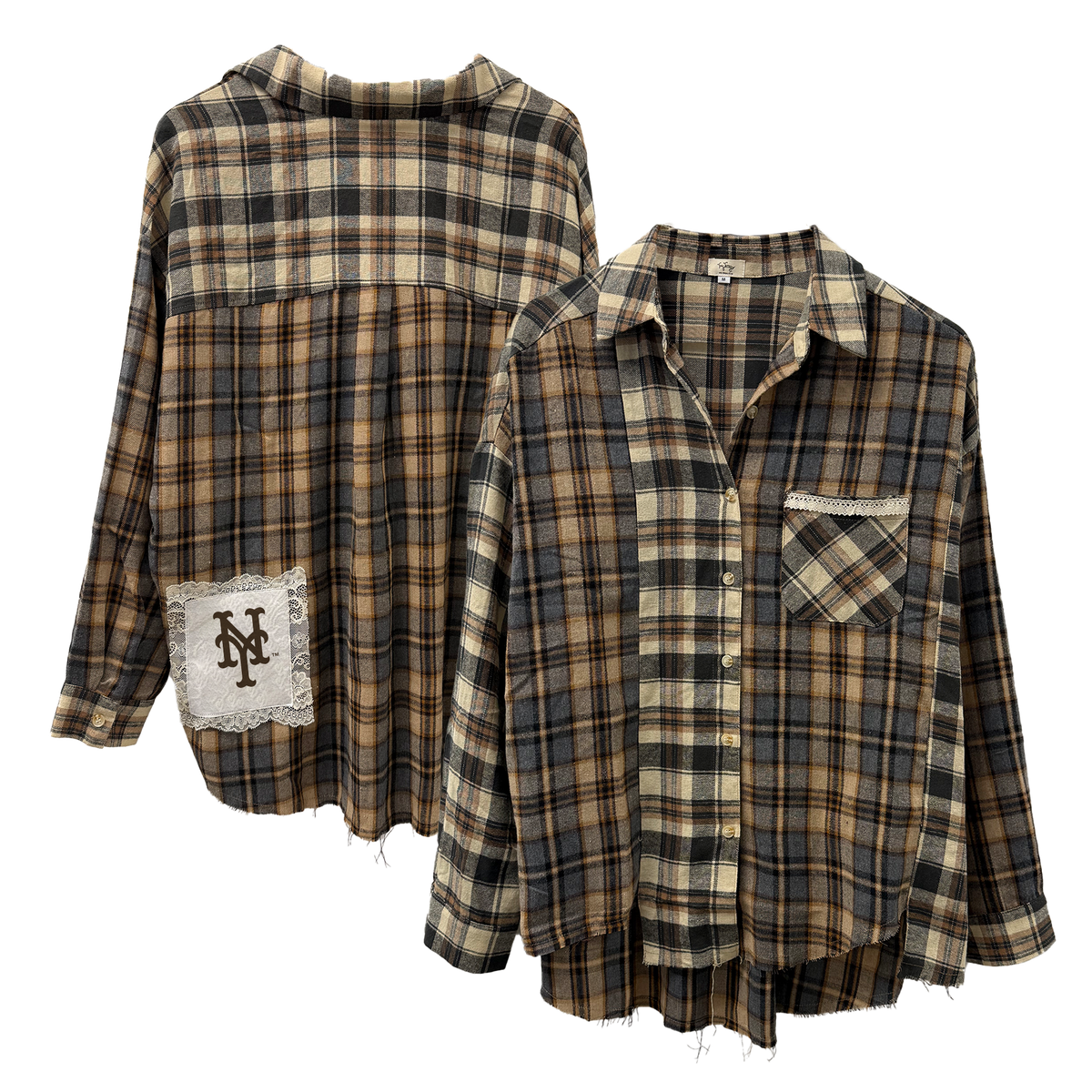 New York Mets Oat Flannel