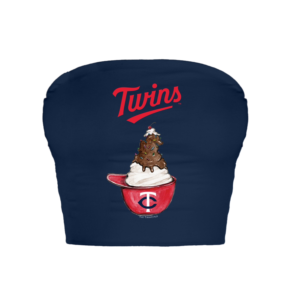 Minnesota Twins Sundae Helmet Crop Tube Top