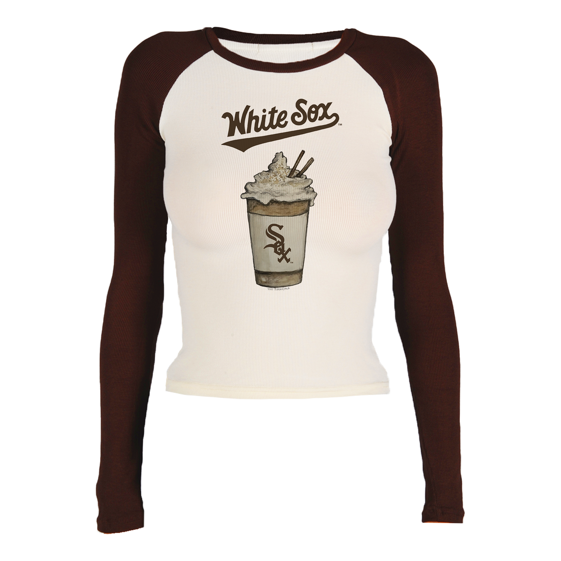 Chicago White Sox Latte Roxy Raglan Long Sleeve
