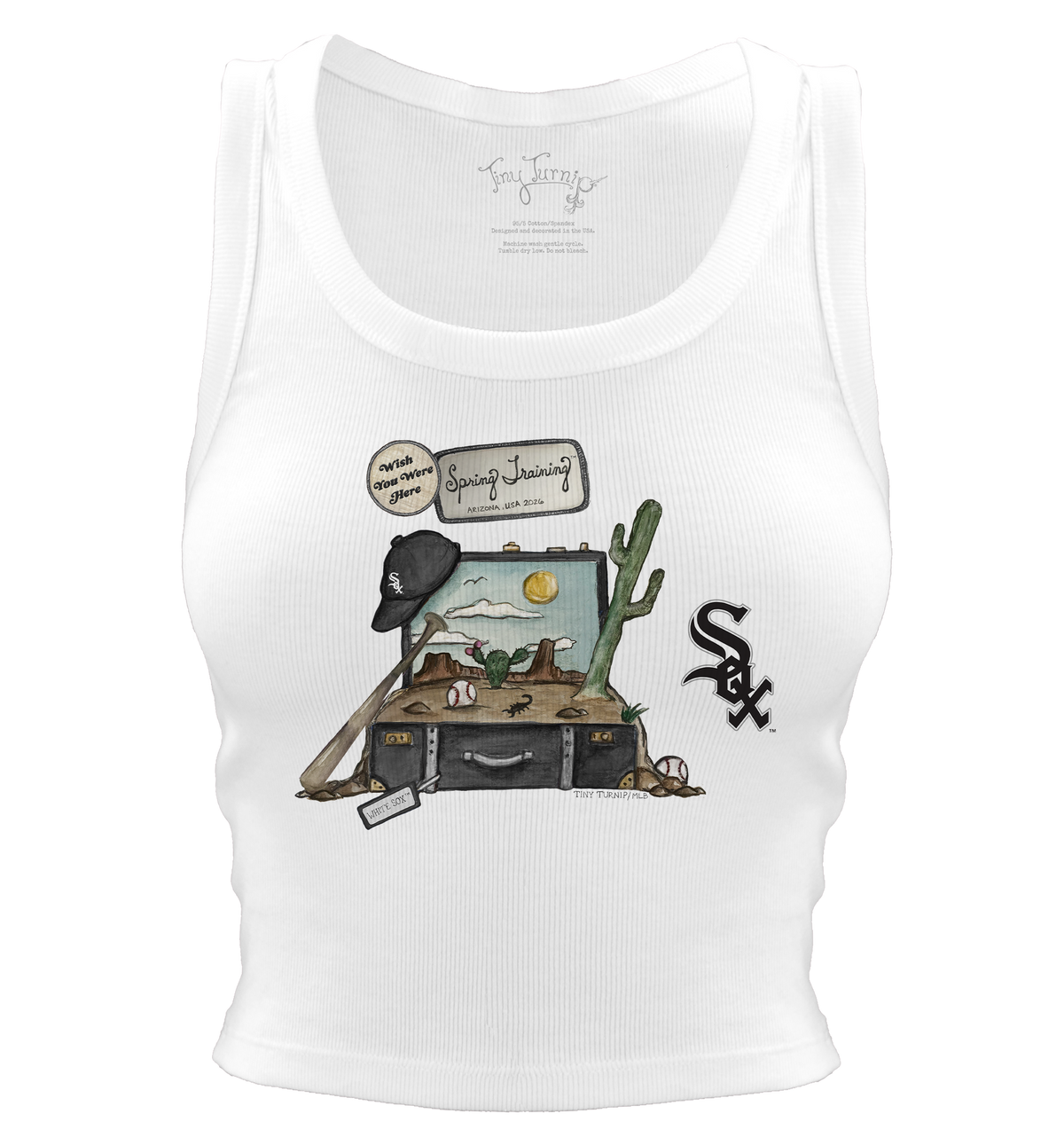 Chicago White Sox Spring Training 2026 Crop Tank - Tiny Turnip
