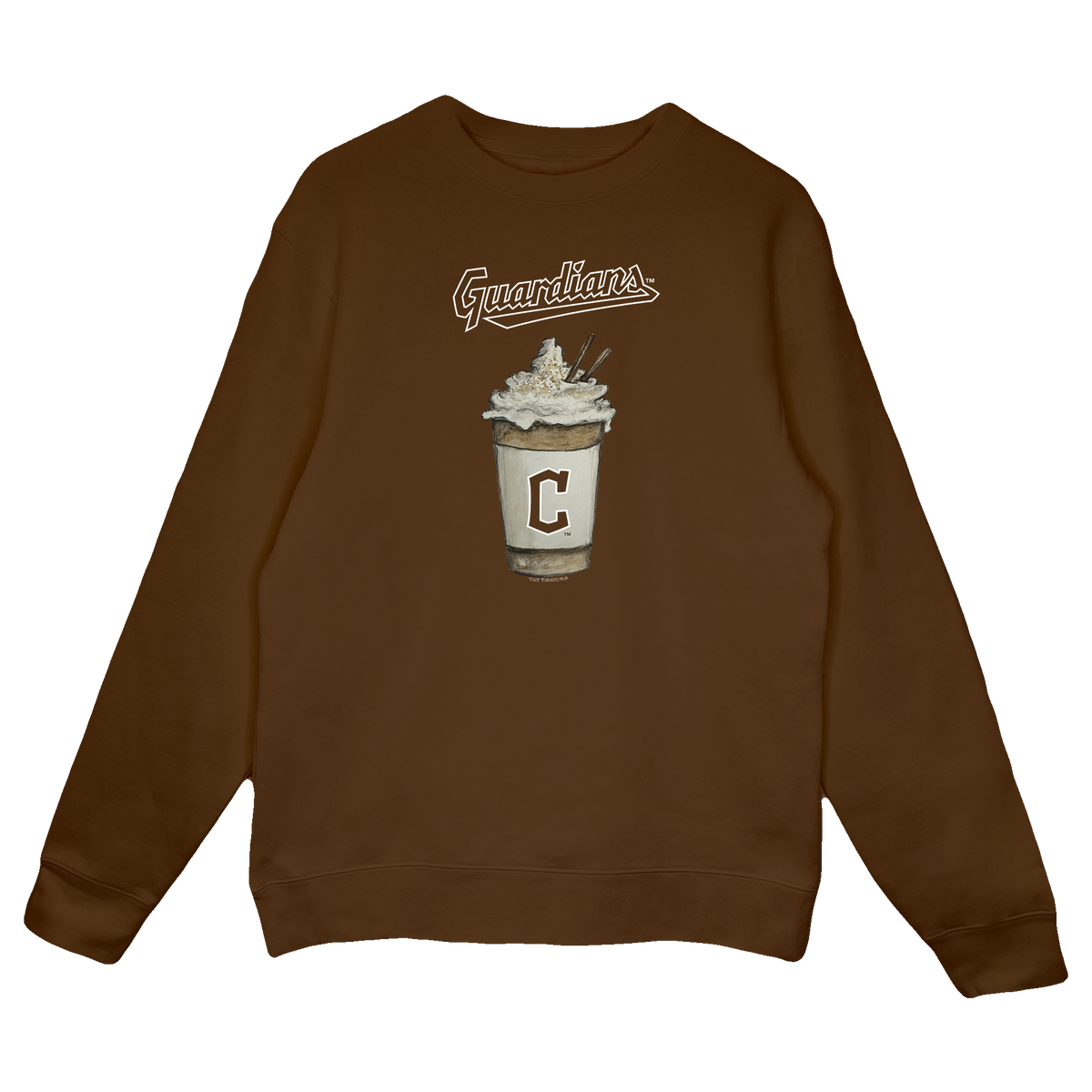 Cleveland Guardians Latte Crewneck Sweatshirt
