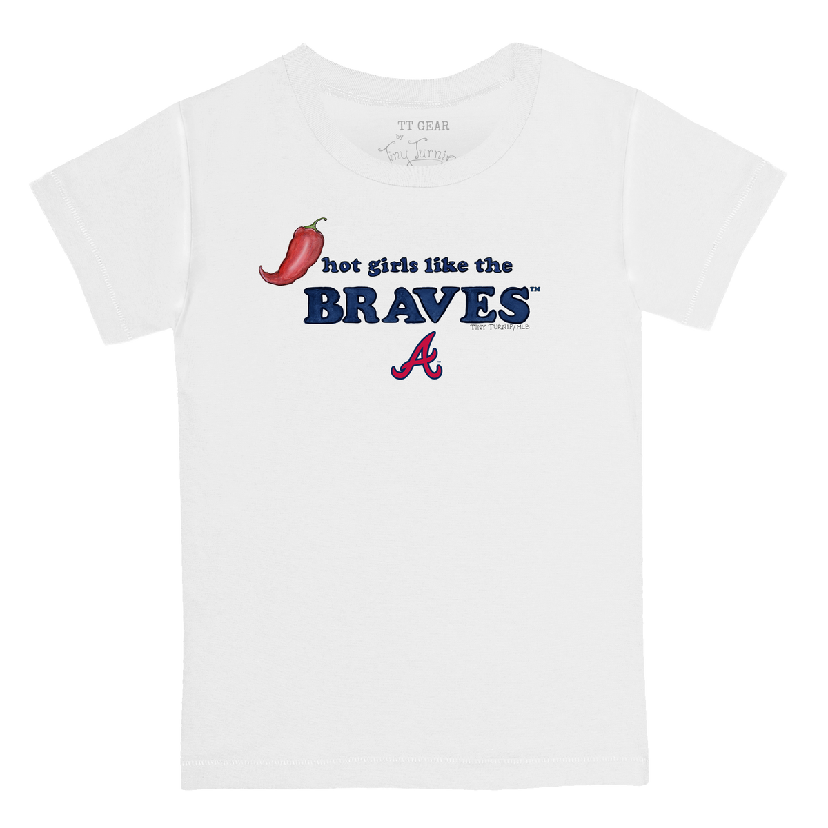 Atlanta Braves Hot Girls Women's Baby Tee Shirt