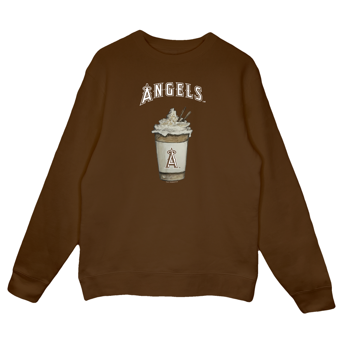 Los Angeles Angels Latte Crewneck Sweatshirt