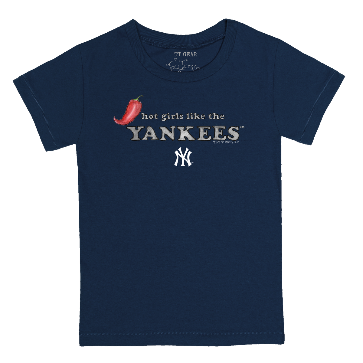 New York Yankees Hot Girls Women's Baby Tee Shirt