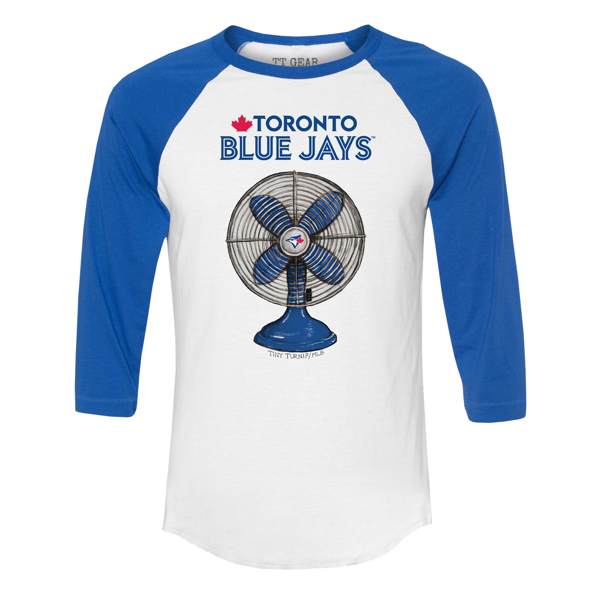 Toronto Blue Jays Fan 3/4 Royal Blue Sleeve Raglan