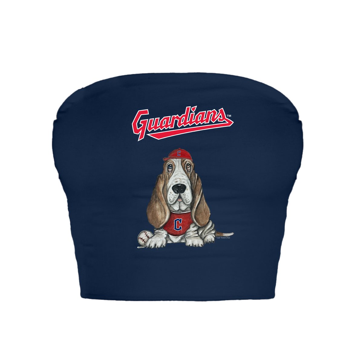 Cleveland Guardians Puddy Crop Tube Top