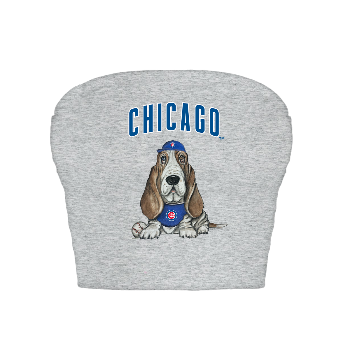 Chicago Cubs Puddy Crop Tube Top