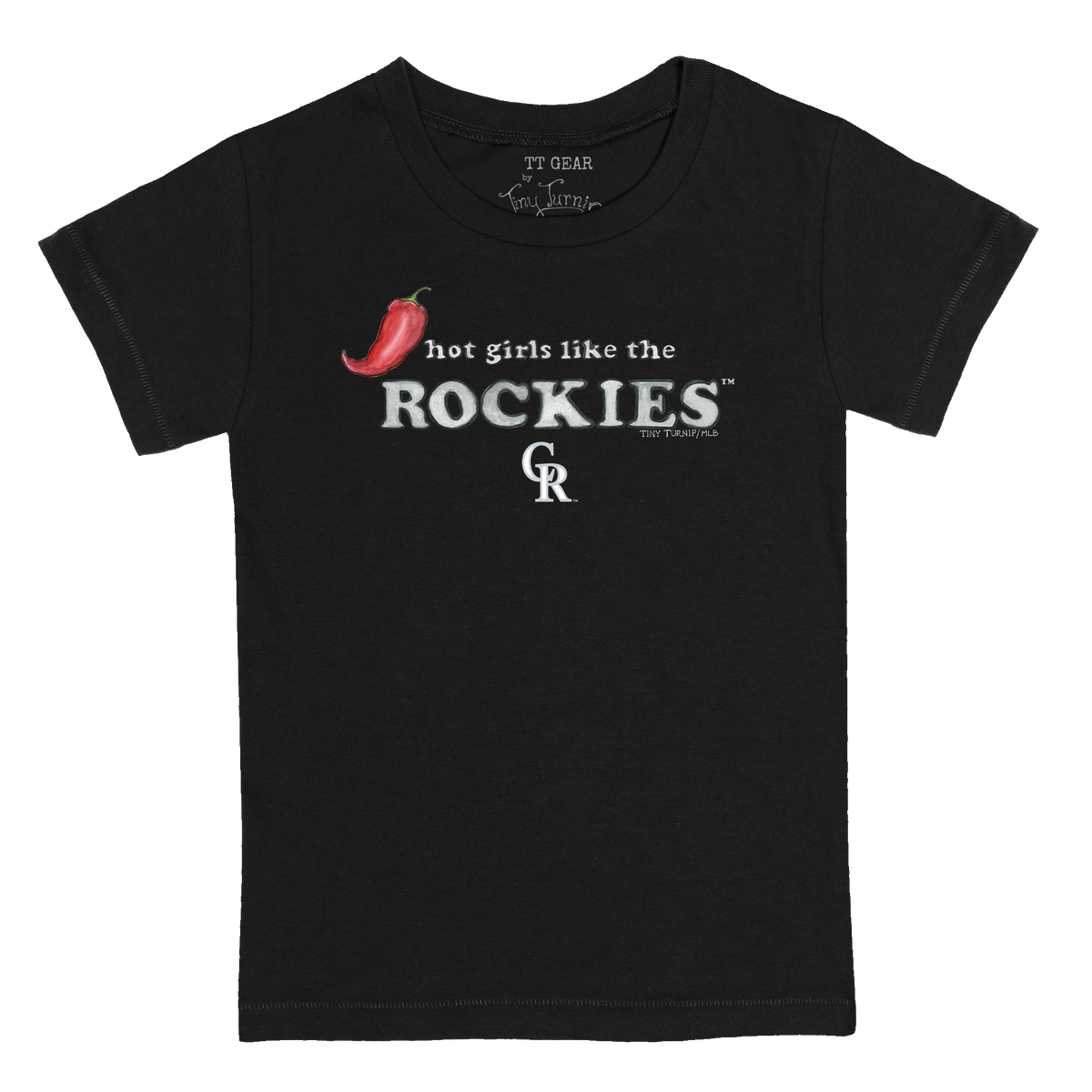 Colorado Rockies Hot Girls Women's Baby Tee Shirt