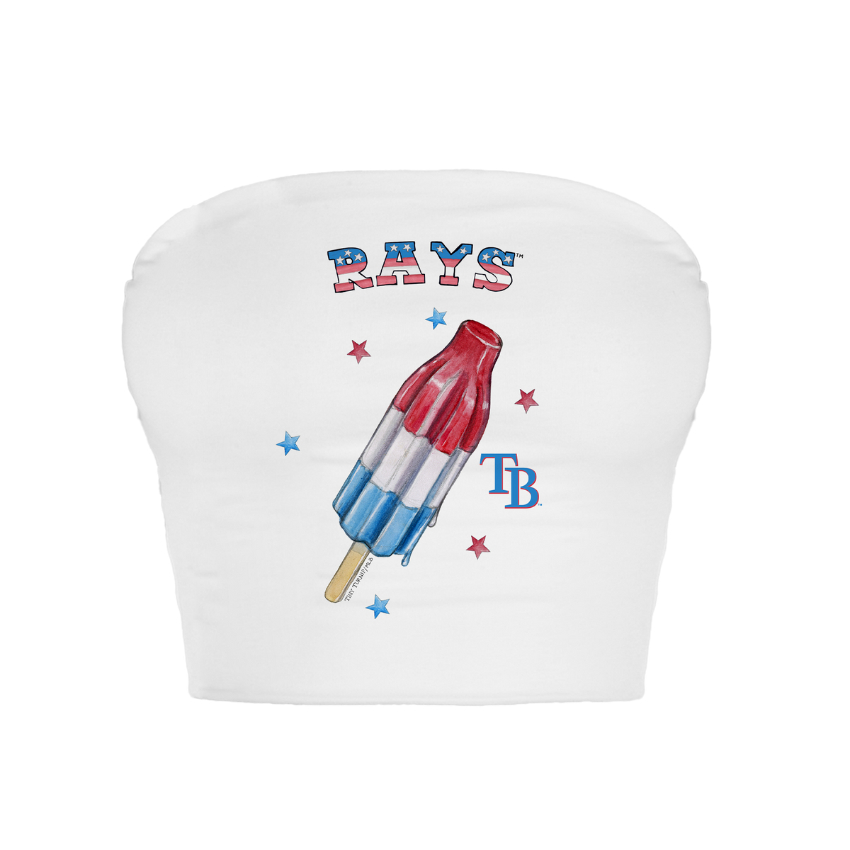 Tampa Bay Rays Rocket Pop Crop Tube Top