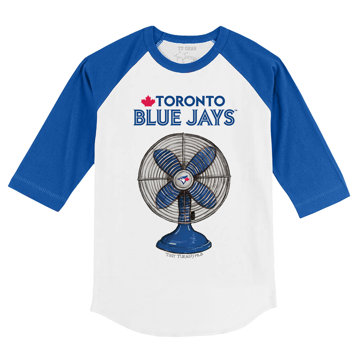 Toronto Blue Jays Fan 3/4 Royal Blue Sleeve Raglan