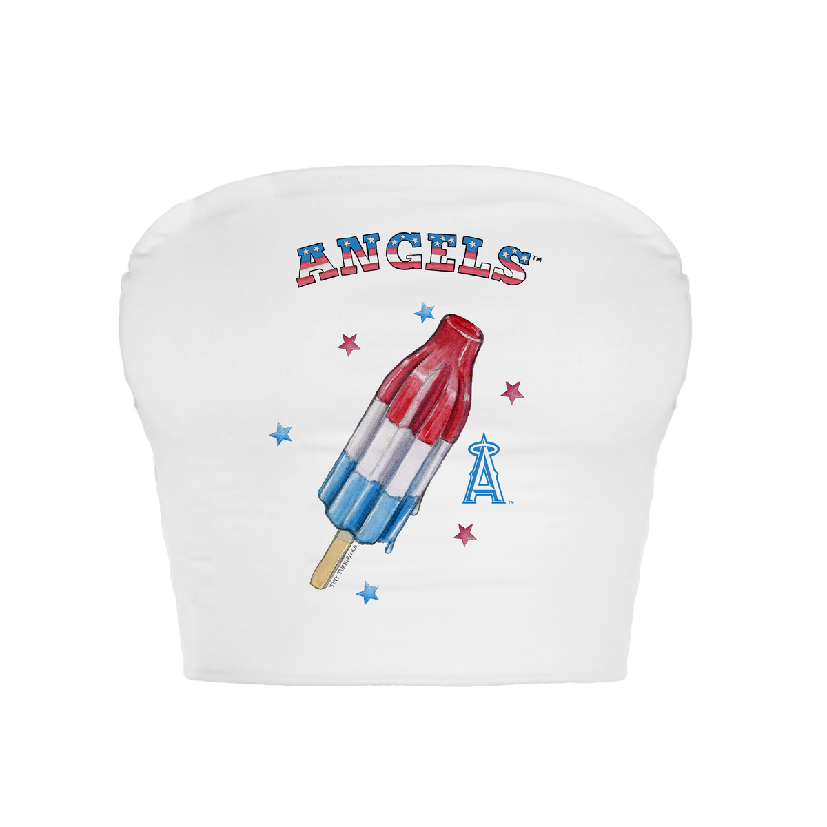 Los Angeles Angels Rocket Pop Crop Tube Top