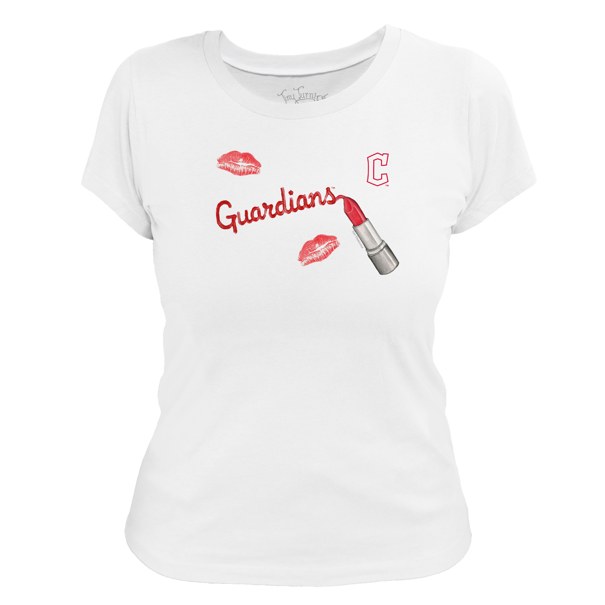 Cleveland Guardians Lipstick Women's Tee Shirt - Tiny Turnip