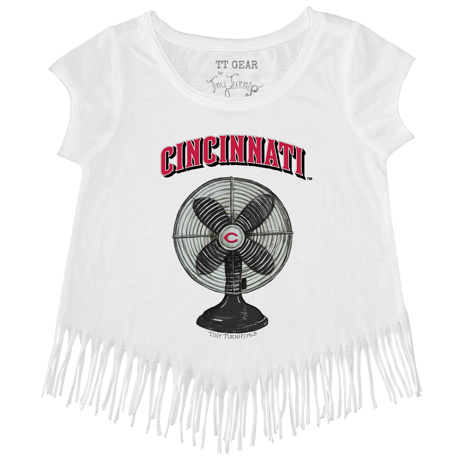 Cincinnati Reds Fan Fringe Tee