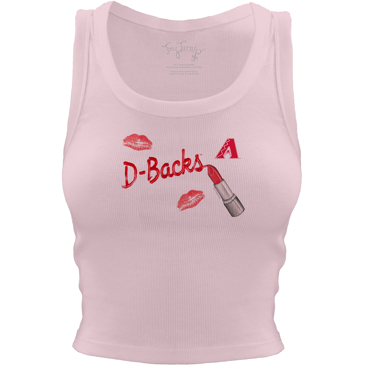 Arizona Diamondbacks Lipstick Crop Tank - Tiny Turnip