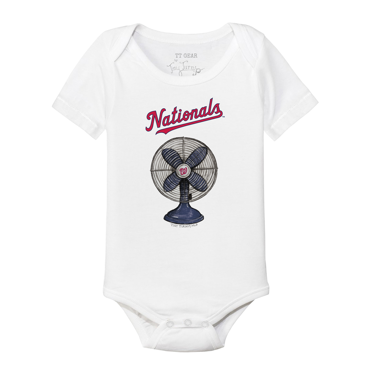 Washington Nationals Fan Short Sleeve Snapper