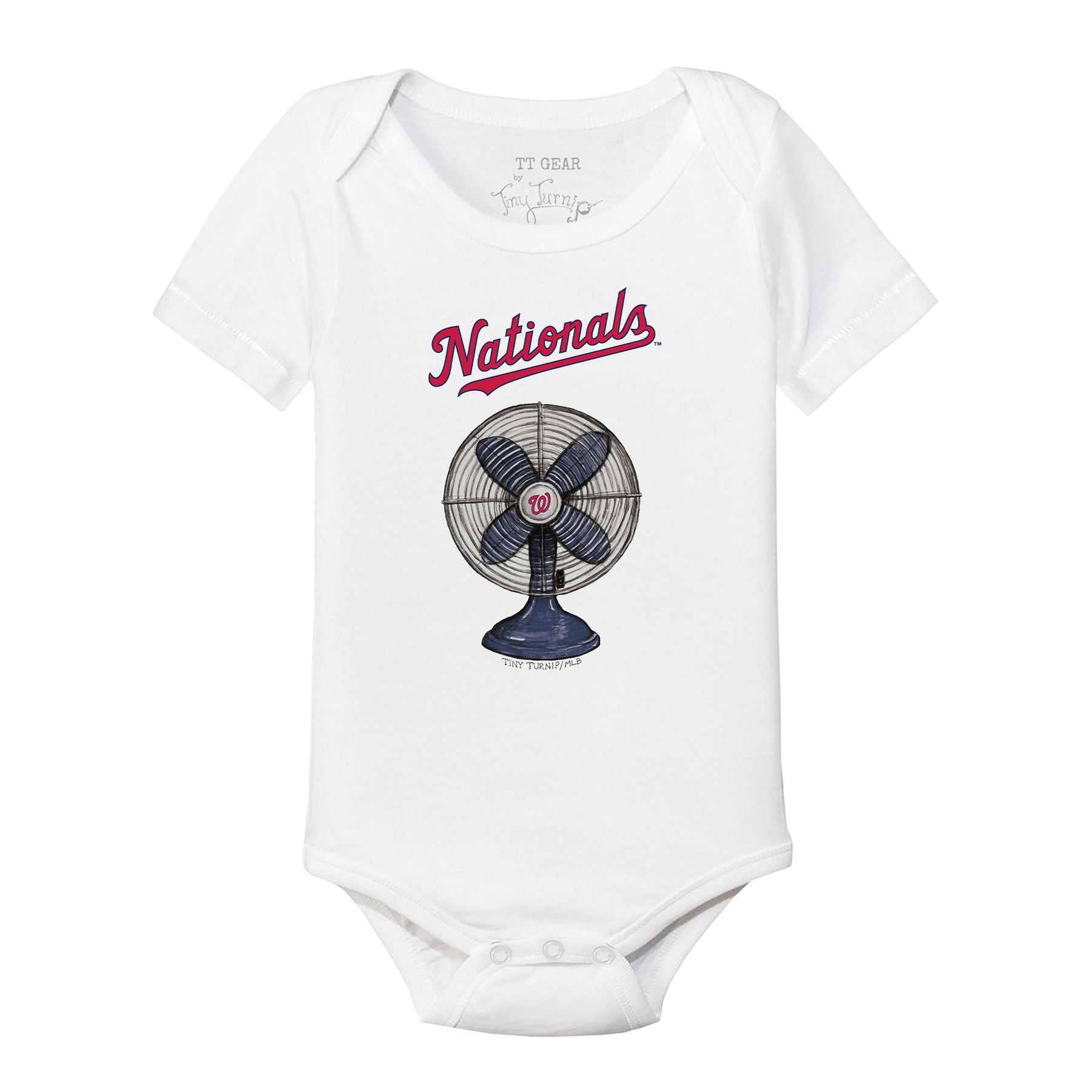 Washington Nationals Fan Short Sleeve Snapper