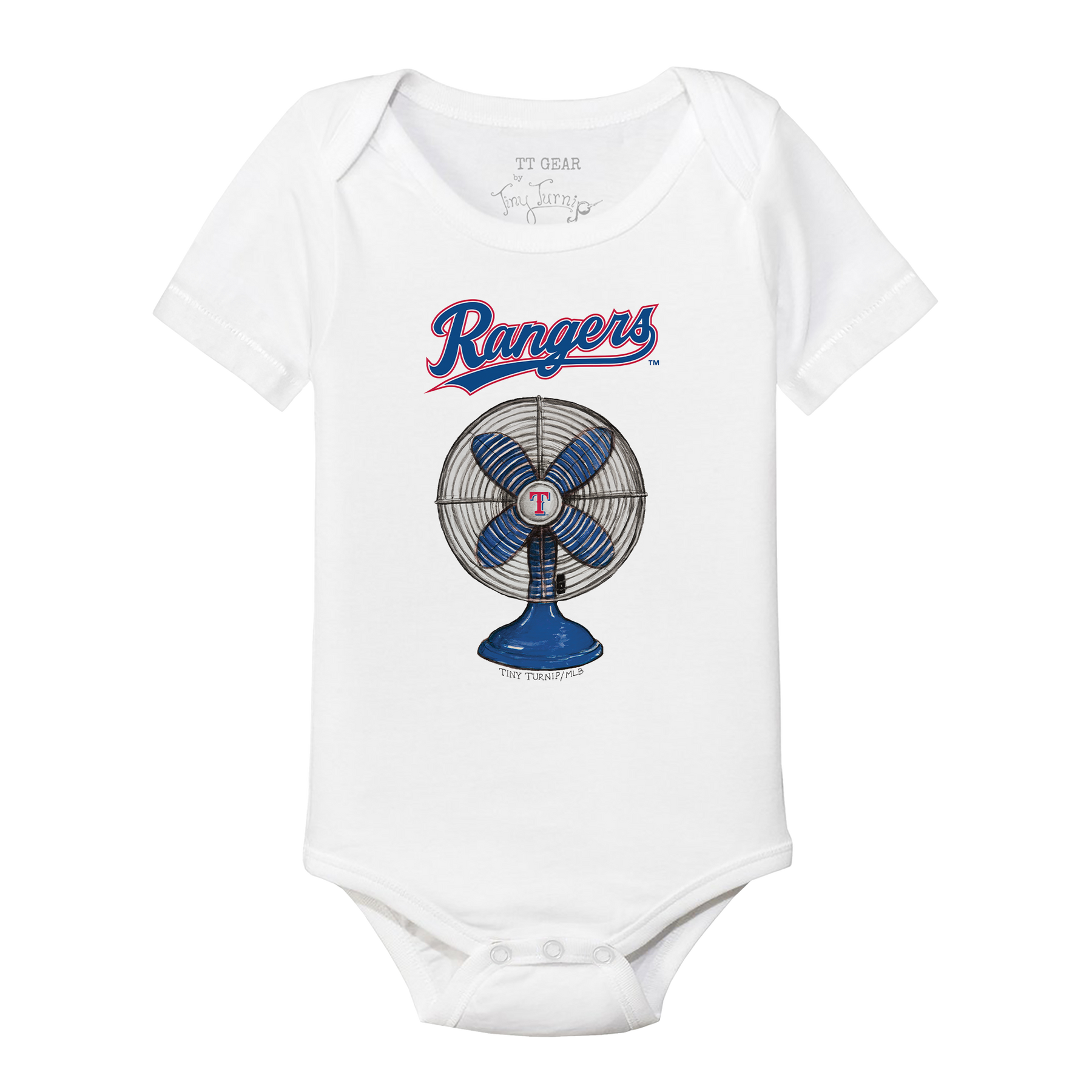 Texas Rangers Fan Short Sleeve Snapper