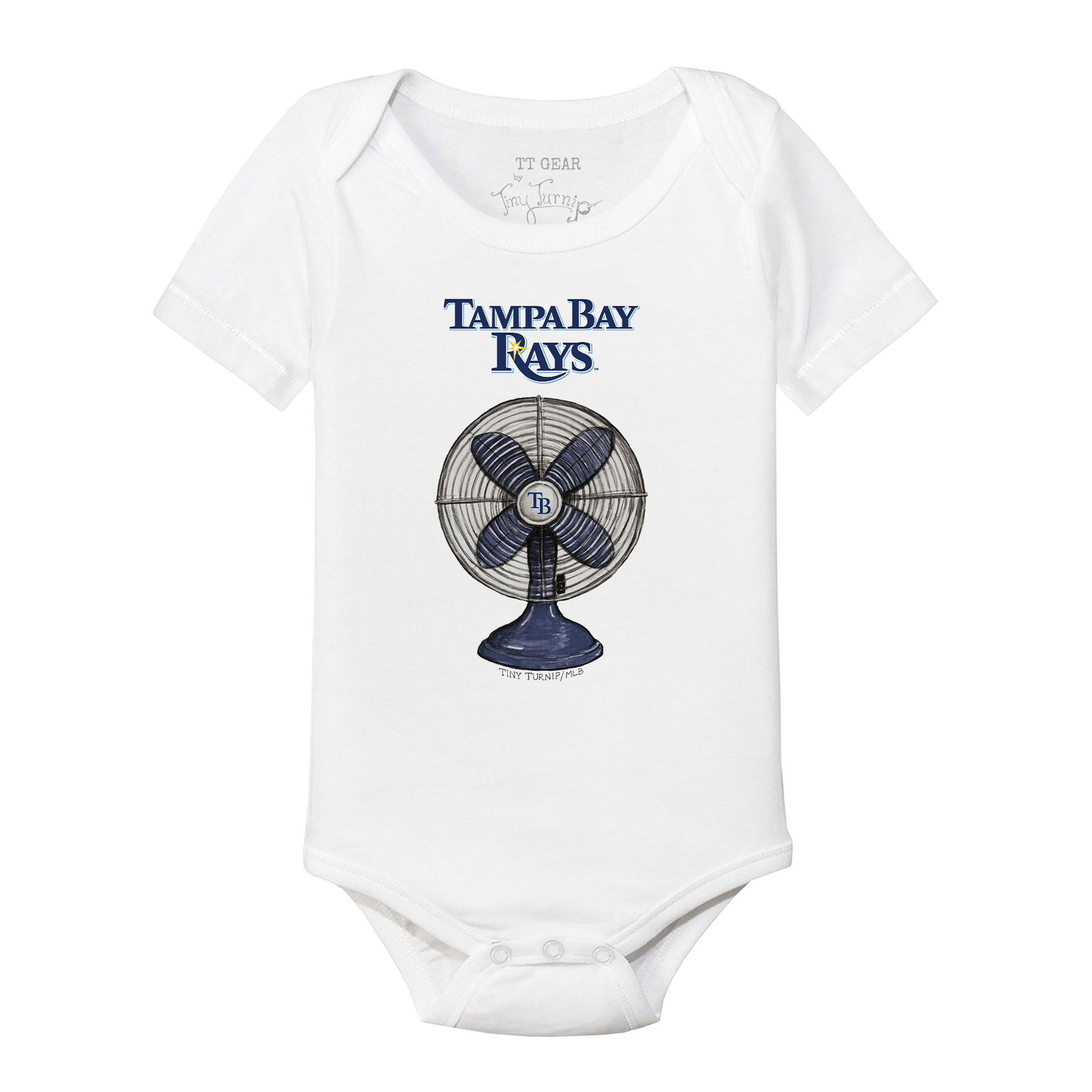 Tampa Bay Rays Fan Short Sleeve Snapper