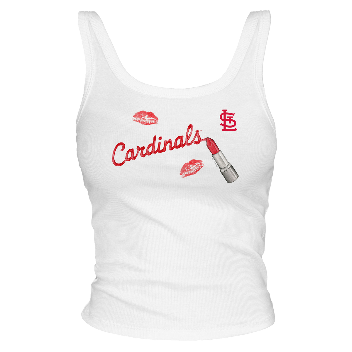 St. Louis Cardinals Lipstick Tank - Tiny Turnip