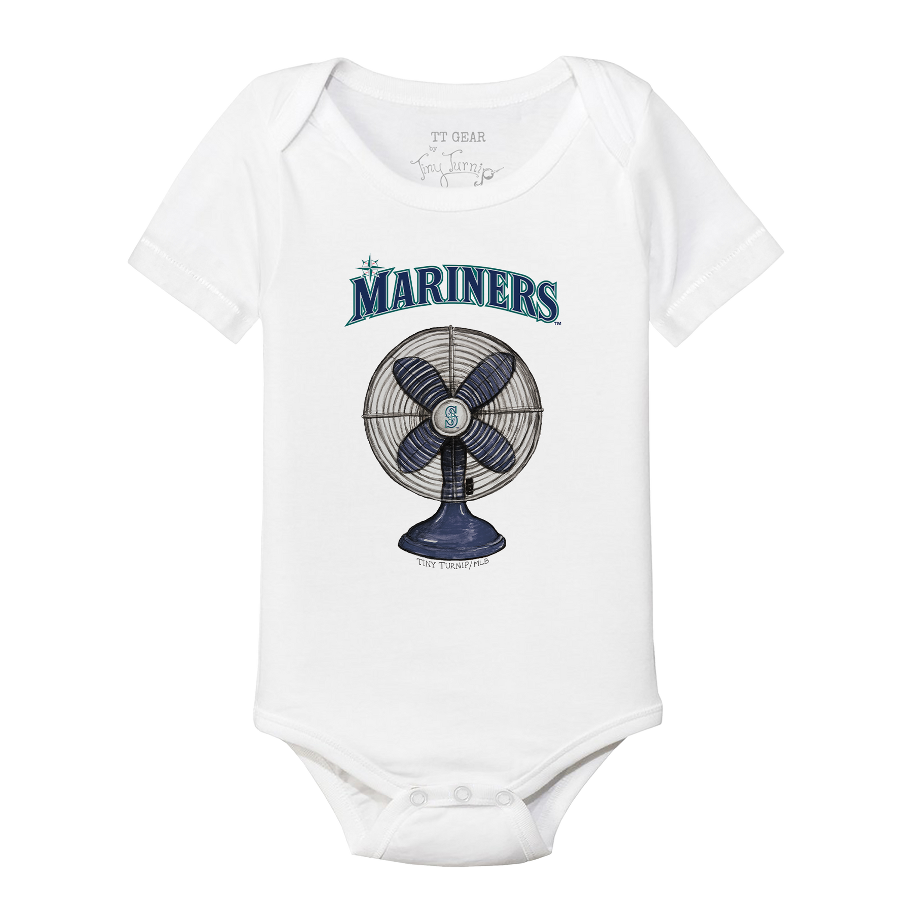 Seattle Mariners Fan Short Sleeve Snapper