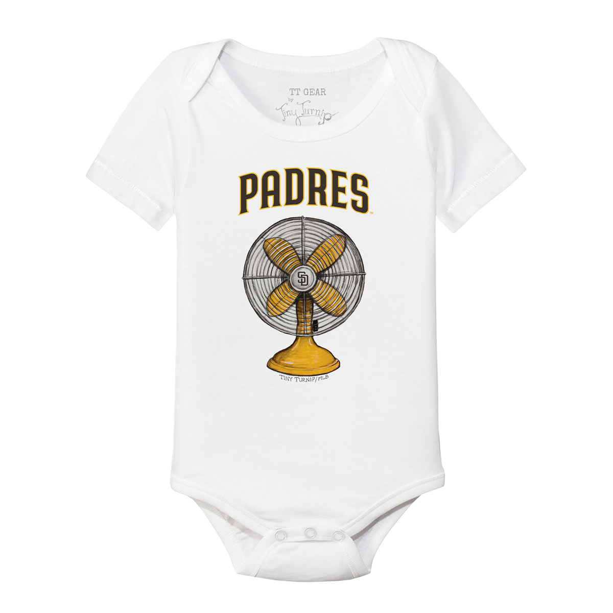 San Diego Padres Fan Short Sleeve Snapper