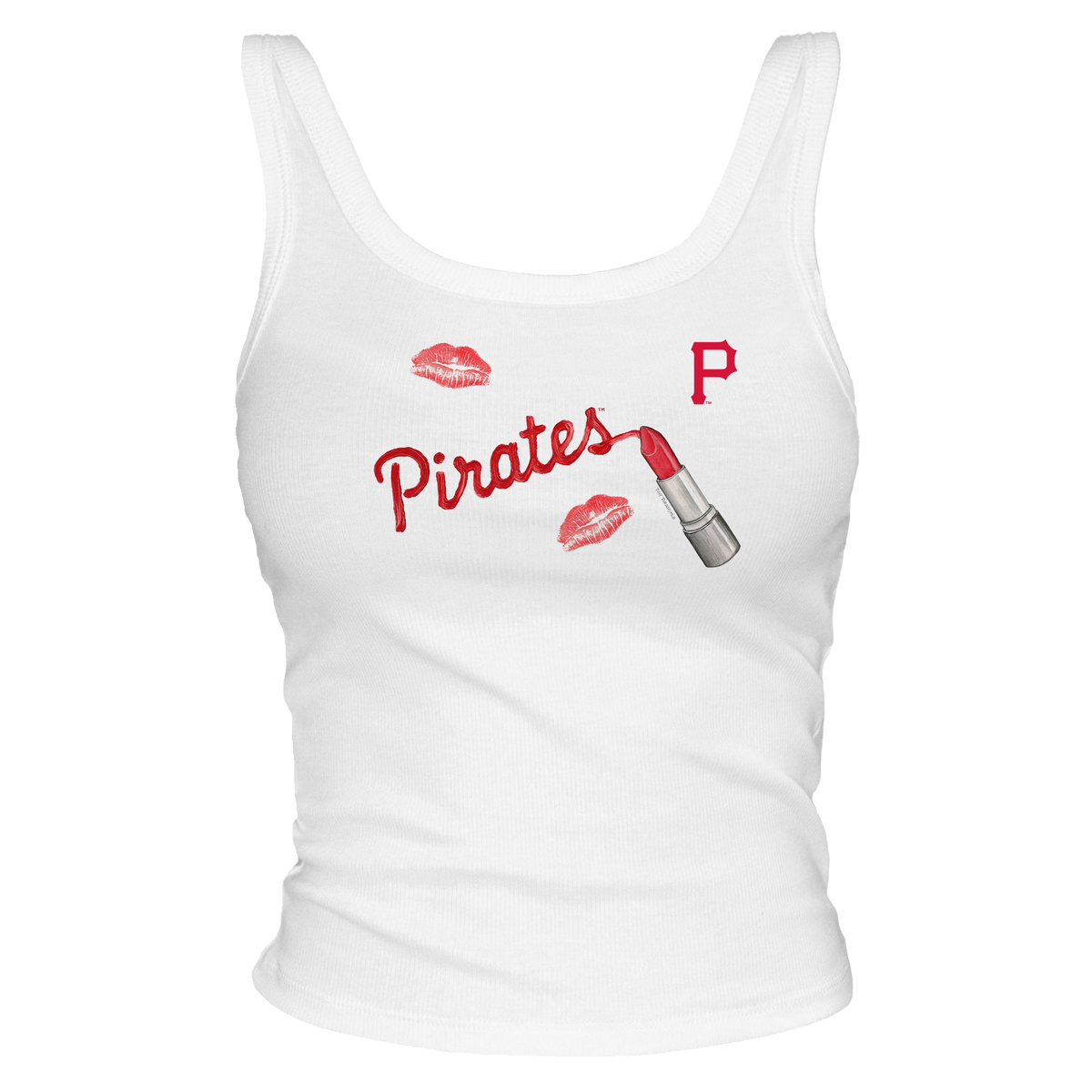 Pittsburgh Pirates Lipstick Tank - Tiny Turnip