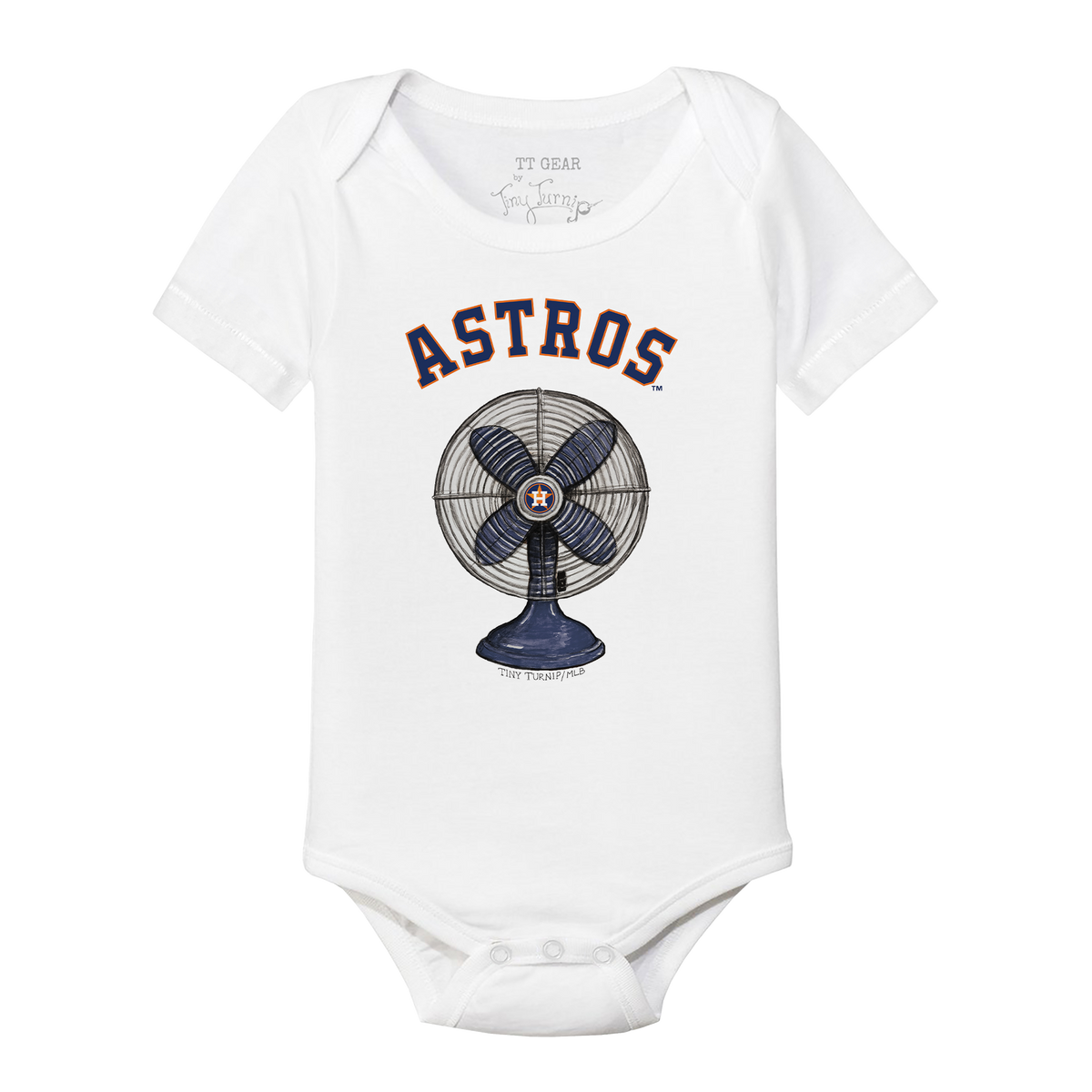 Houston Astros Fan Short Sleeve Snapper