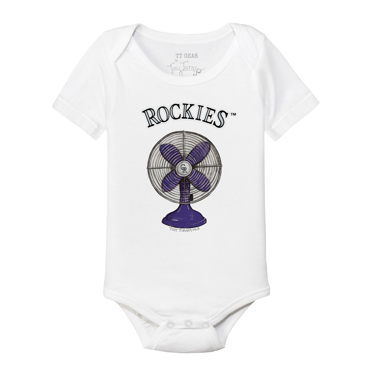 Colorado Rockies Fan Short Sleeve Snapper