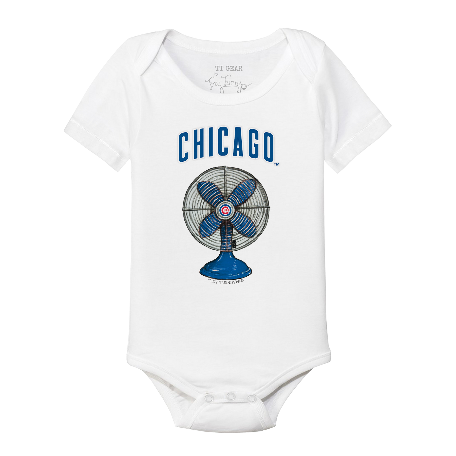 Chicago Cubs Fan Short Sleeve Snapper