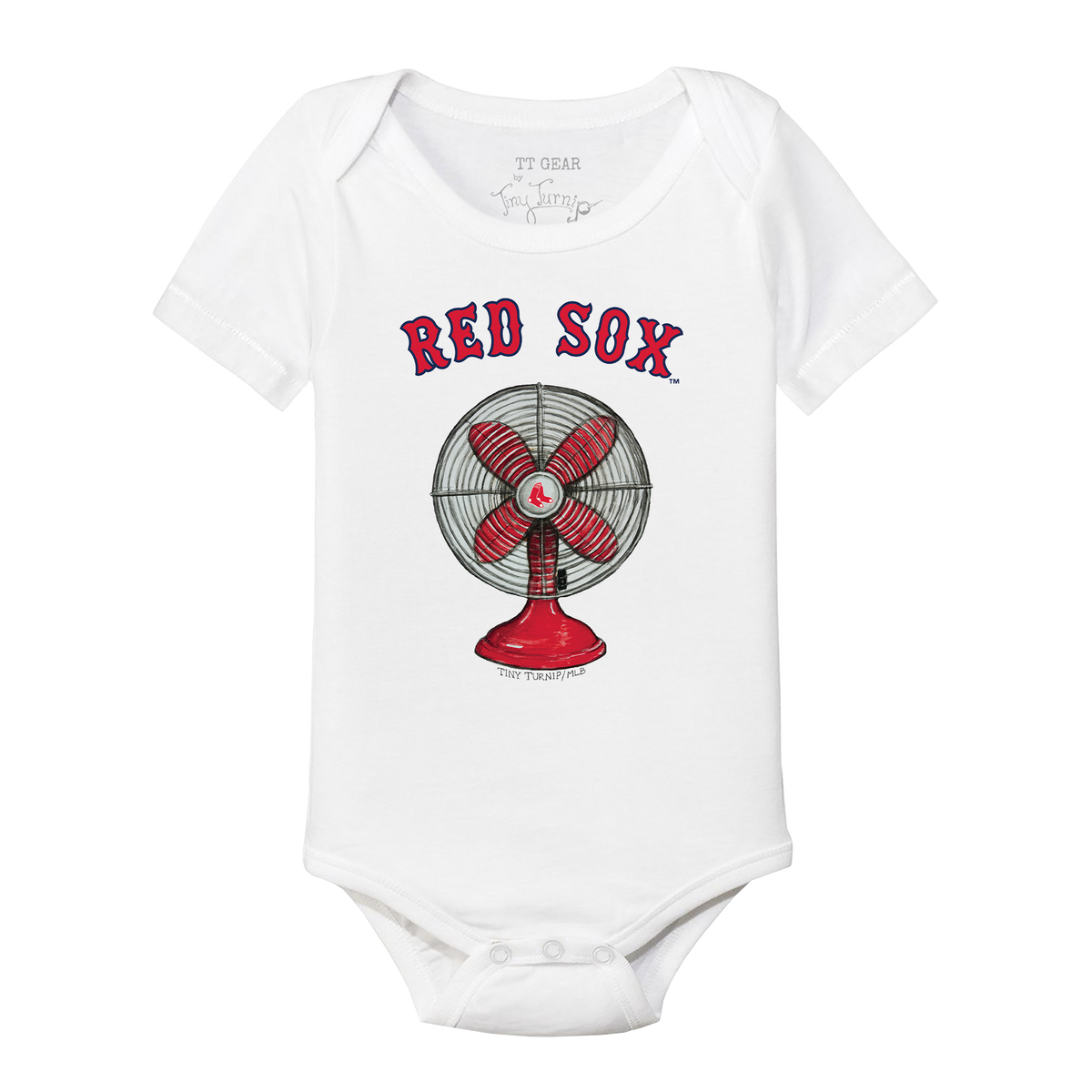 Boston Red Sox Fan Short Sleeve Snapper