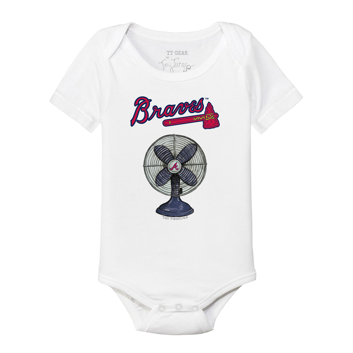 Atlanta Braves Fan Short Sleeve Snapper