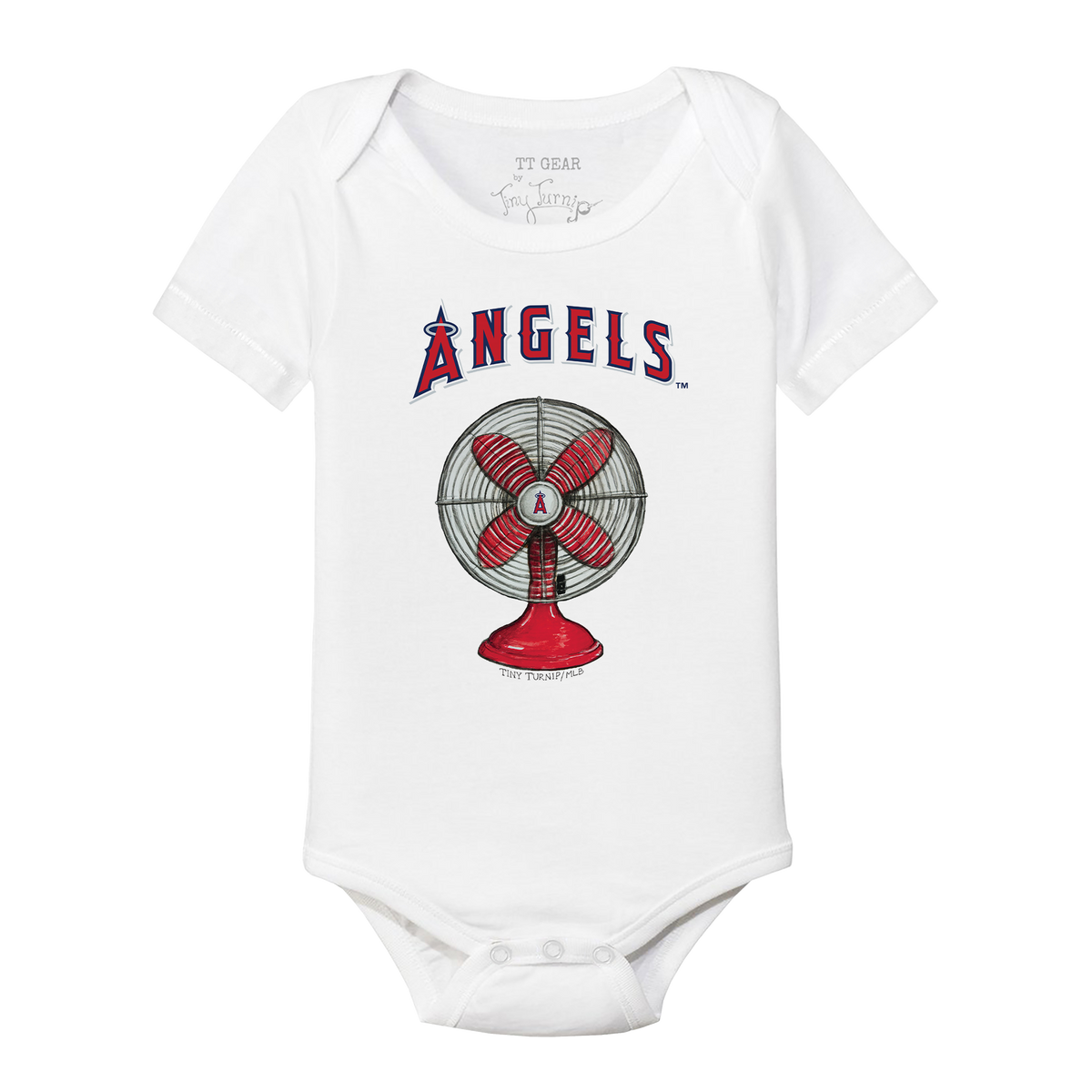 Los Angeles Angels Fan Short Sleeve Snapper