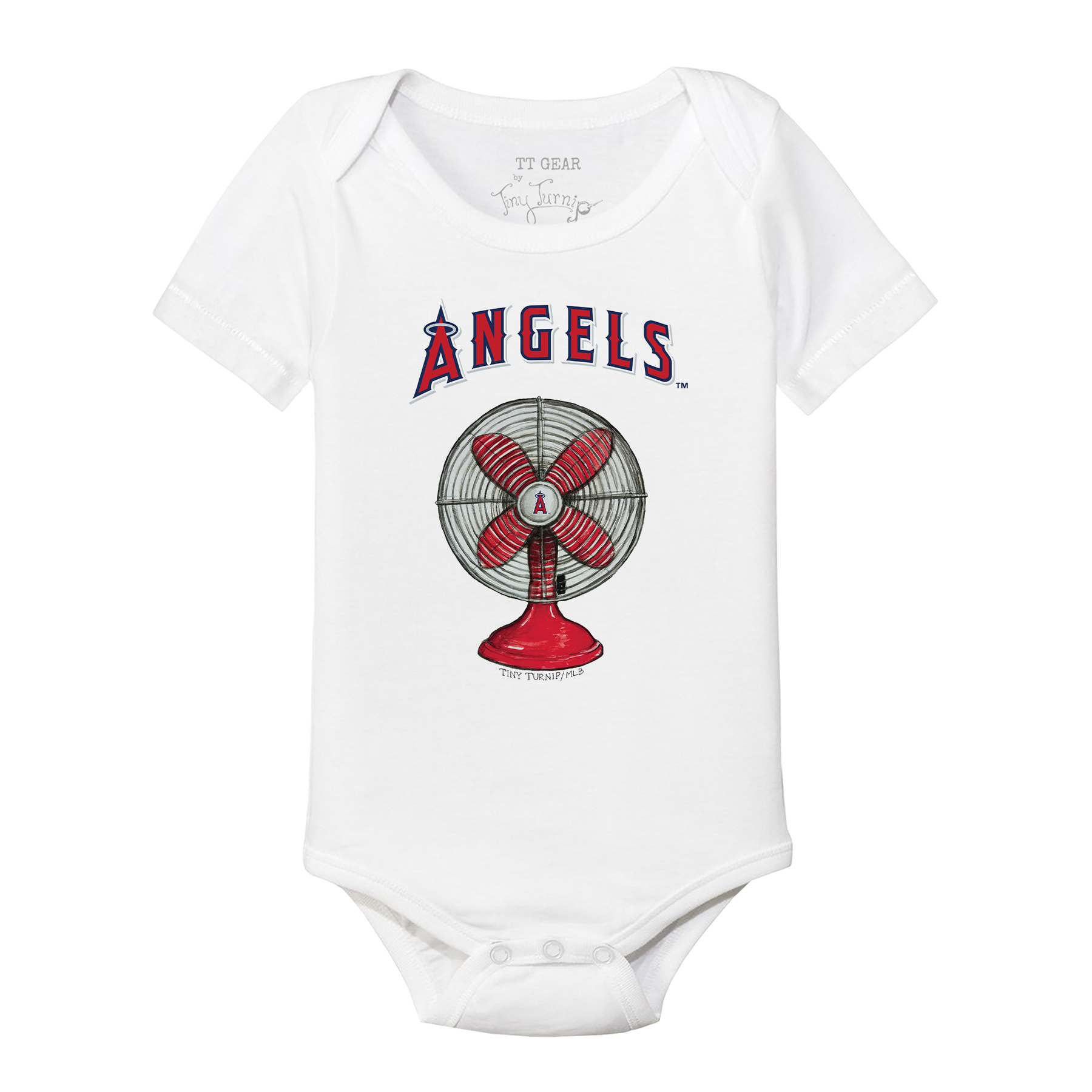 Los Angeles Angels Fan Short Sleeve Snapper