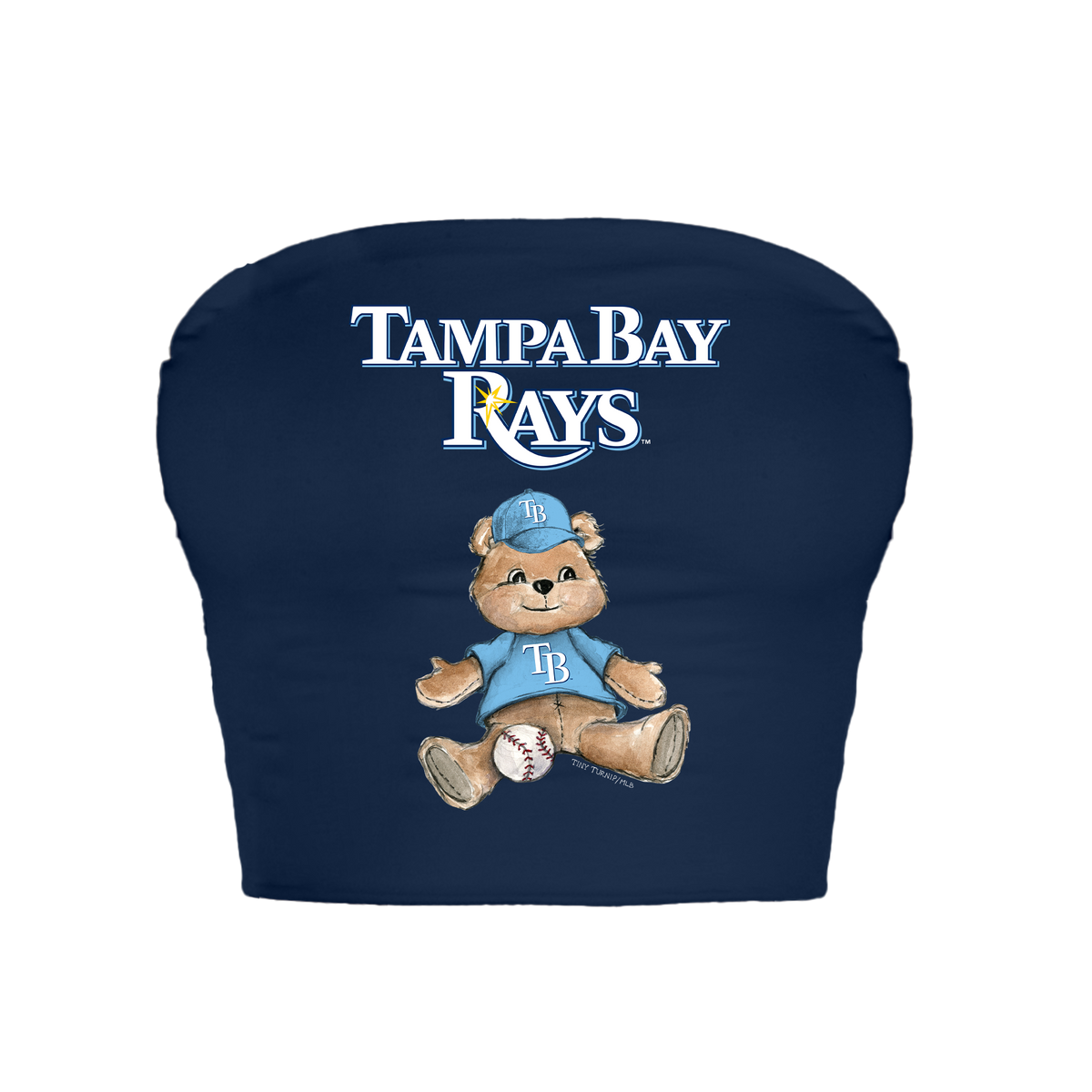 Tampa Bay Rays Teddy Crop Tube Top
