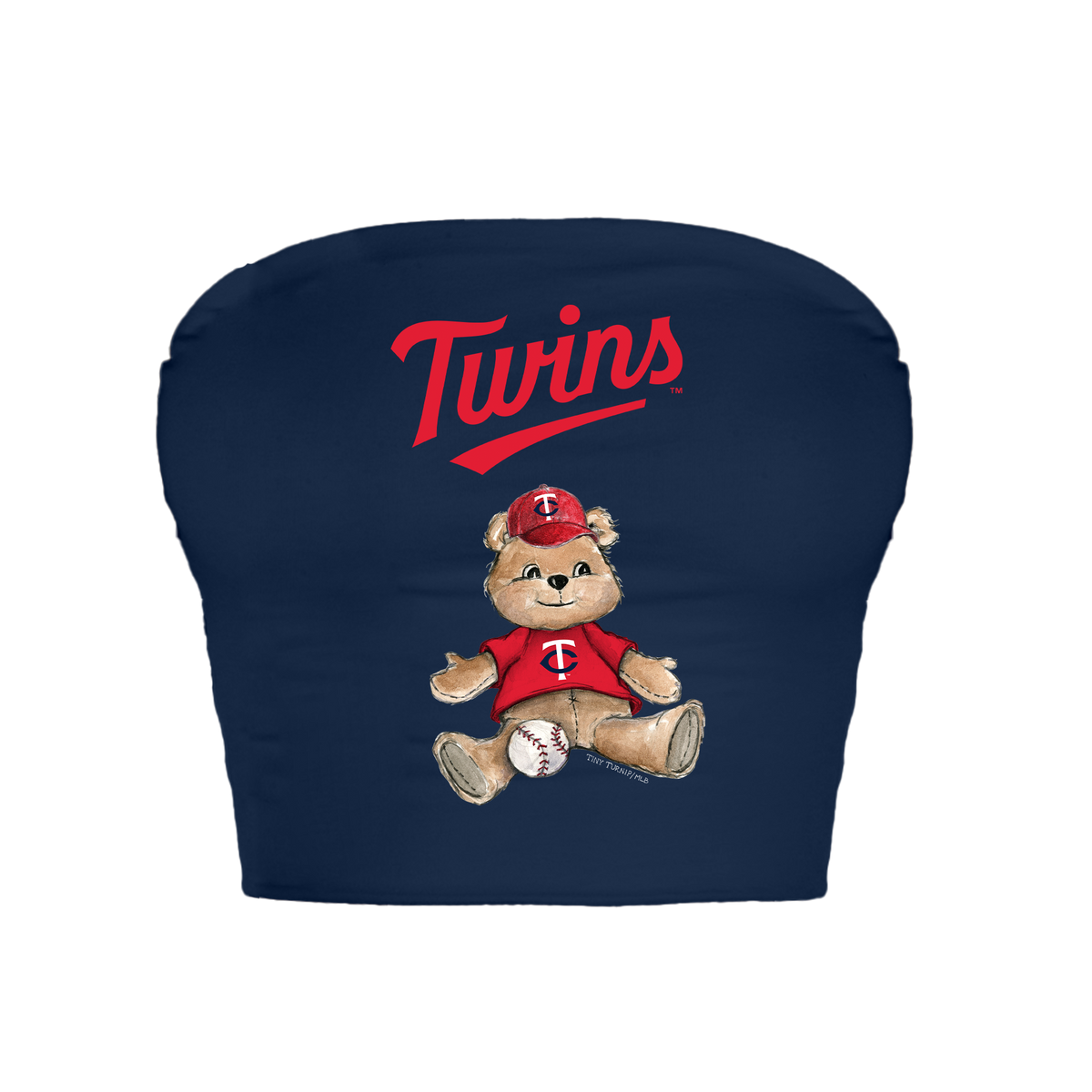 Minnesota Twins Teddy Crop Tube Top