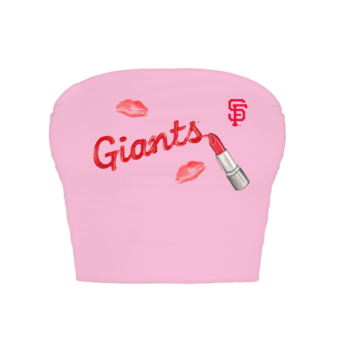 San Francisco Giants Lipstick Crop Tube Top