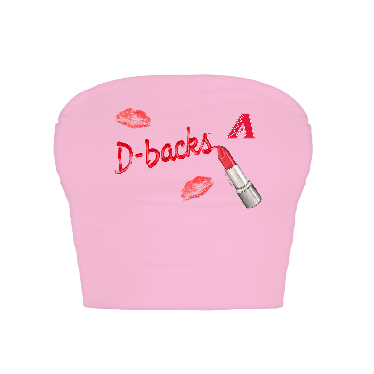 Arizona Diamondbacks Lipstick Crop Tube Top