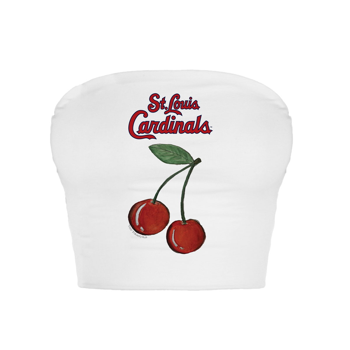 St. Louis Cardinals Cherry Crop Tube Top